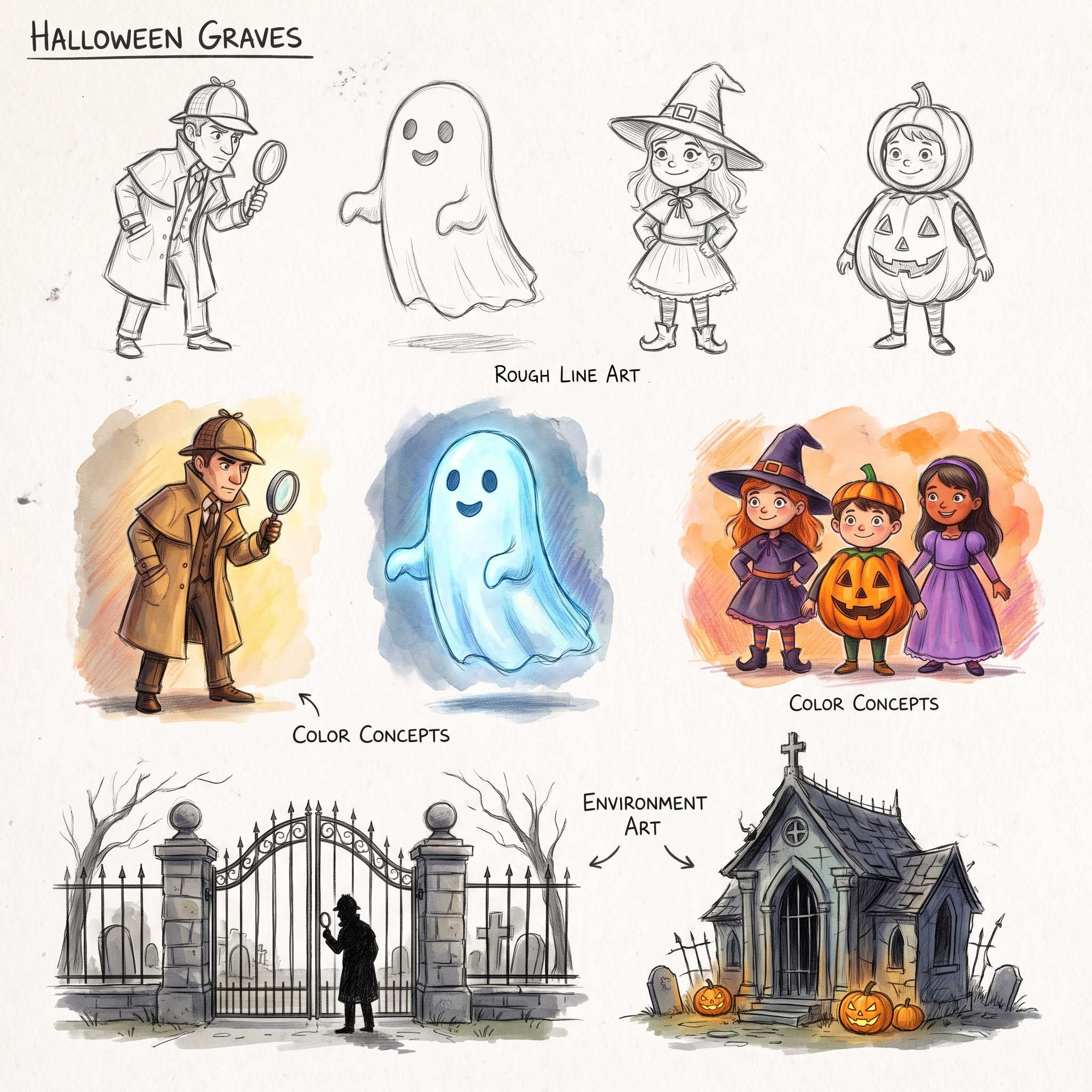 Helloween Graves concept art